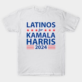 Latinos for KAMALA HARRIS for PRESIDENT 2024 T-Shirt
